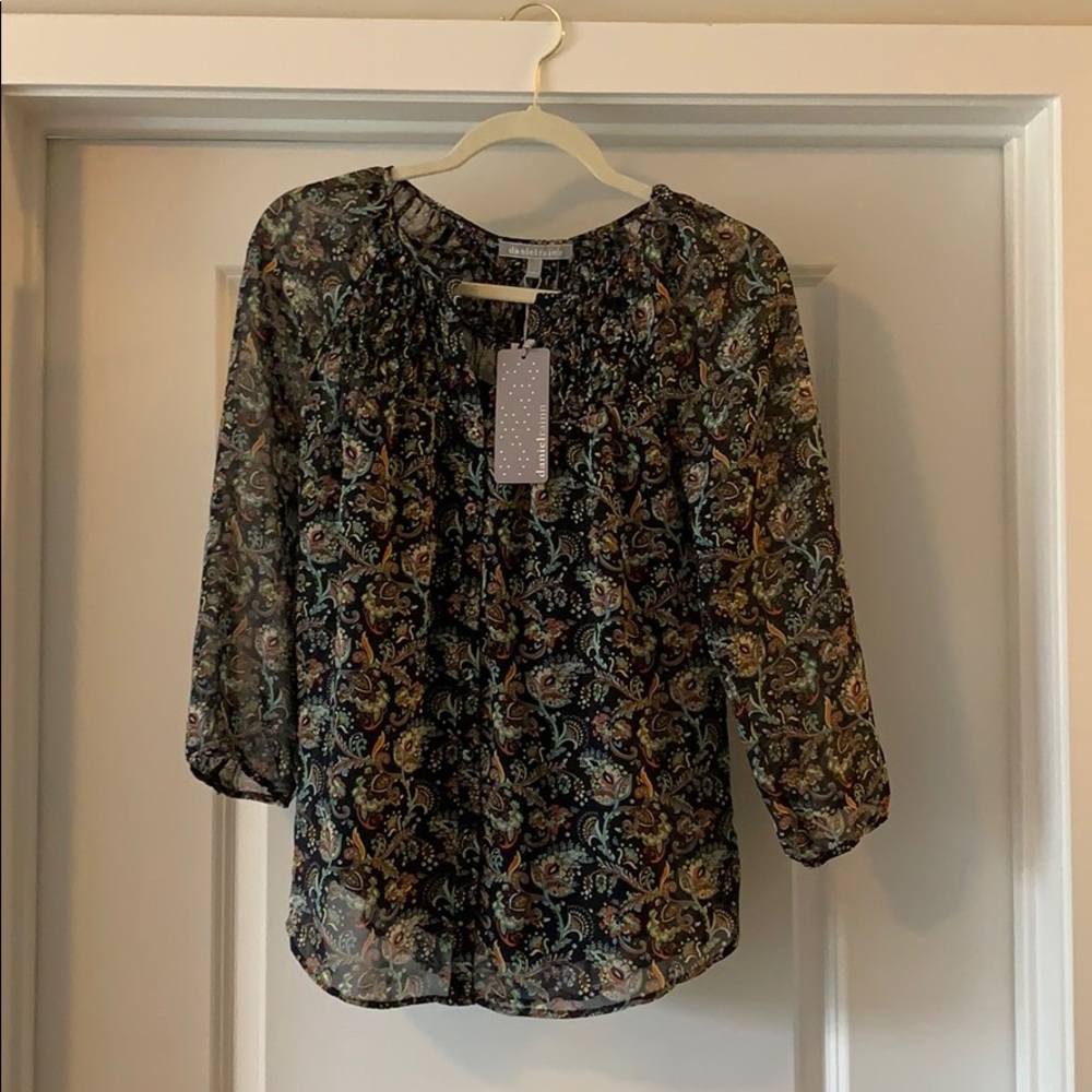 Daniel Rainn paisley print top